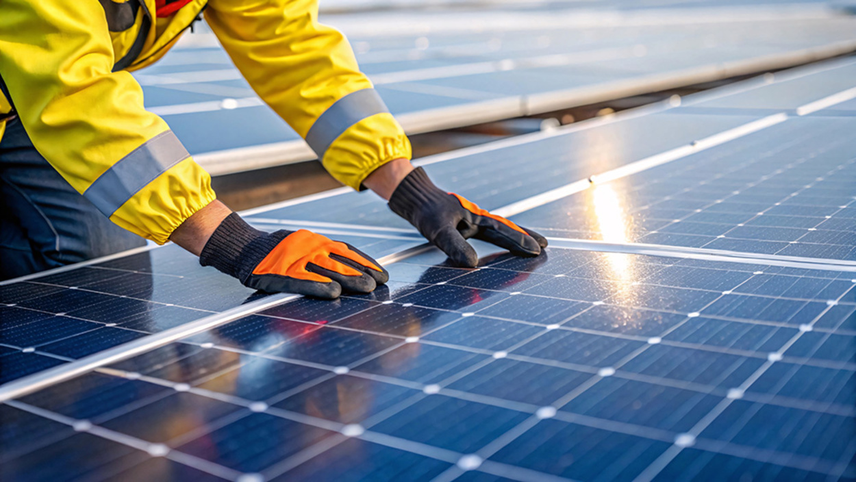 PV-Anlagen bei Kübler Elektrotechnik in Allmersbach im Tal